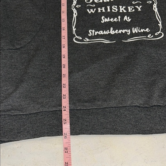 DARK GRAY Graphic Sweatshirt. Words from Chris Stapleton song. Euc. Sz. XL - Picture 9 of 10